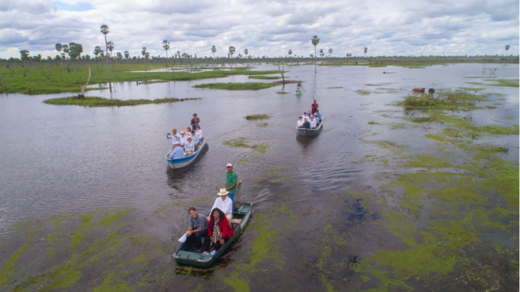 Visita institucional al Bañado La Estrella: inicio de actividades de Impacto Verde